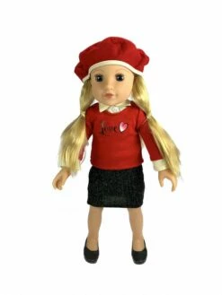 Dream Hearts Dukke - Blondt Hår Med Rød Lue