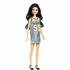 Barbie Fashionistas Dukke - Glitrende Kjole