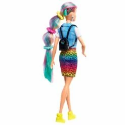 Barbie Dukke Med Skjørt, Regnbue Hår Og Tilbehør -EXTRA-LEKER Butikk 112082 g 4 172332 h2942f0c7