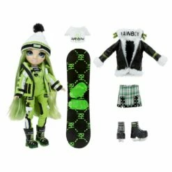 Rainbow High Winter Break Dukke - Jade Hunter -EXTRA-LEKER Butikk 112707 g 4 240150 h4344b5b3
