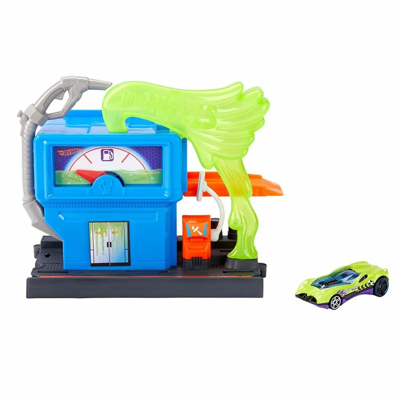Hot Wheels City - Downtown Toxic Fuel Stop 4 Hot Wheels City - Downtown Toxic Fuel Stop - Bilde 2