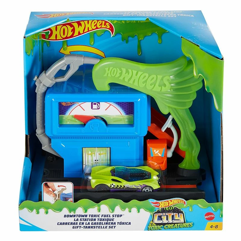 Hot Wheels City - Downtown Toxic Fuel Stop 5 Hot Wheels City - Downtown Toxic Fuel Stop - Bilde 3