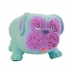 Fidget Squishy Pug - Lys Blå