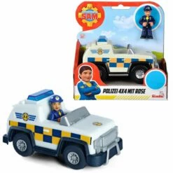 Brannmann Sam Police 4x4x Med Rose Figur