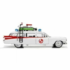 Hollywood Rides Lekebil 1:24 - Ghostbusters ECTO-1 -EXTRA-LEKER Butikk 114706 5 246453 h62090134
