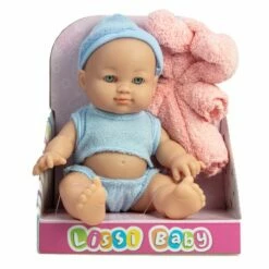 Lissi Babydukke 23 Cm - Blått Antrekk
