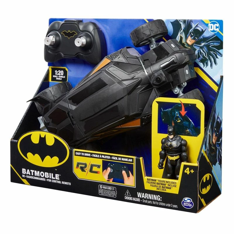 DC Comics Radiostyrt Kjøretøy M/figur 1:20 - Batman Batmobile 10 DC Comics Radiostyrt Kjøretøy M/figur 1:20 - Batman Batmobile - Bilde 8
