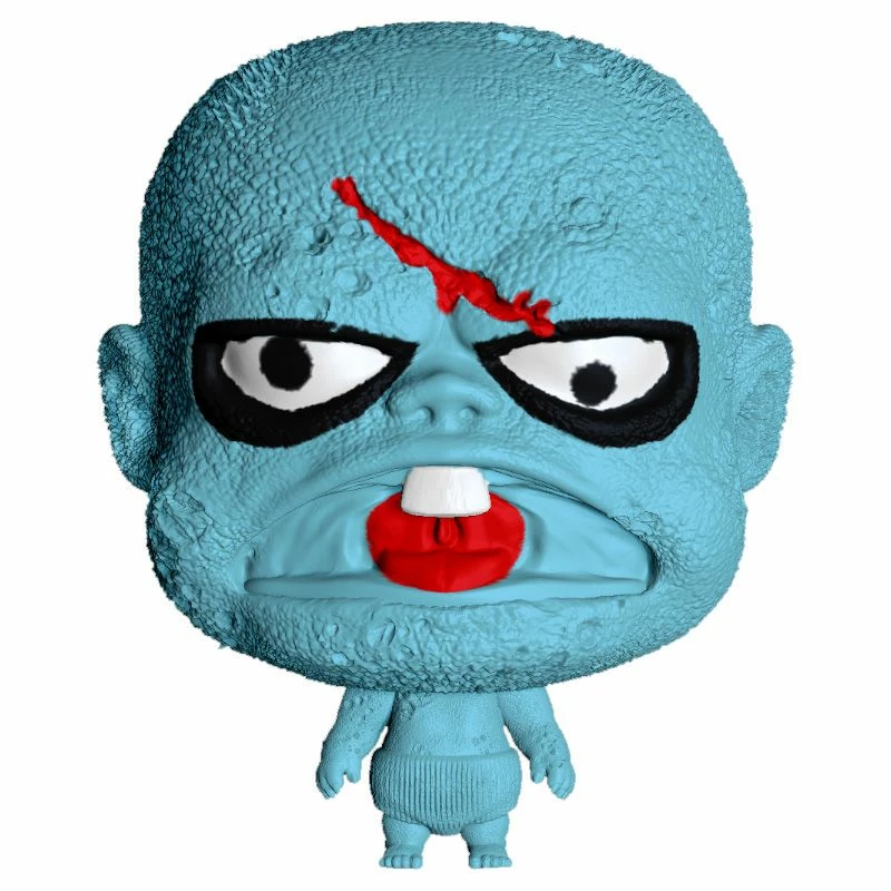 Splats Head Klemmeleke 14cm - Pudgy 3 Splats Head Klemmeleke 14cm - Pudgy