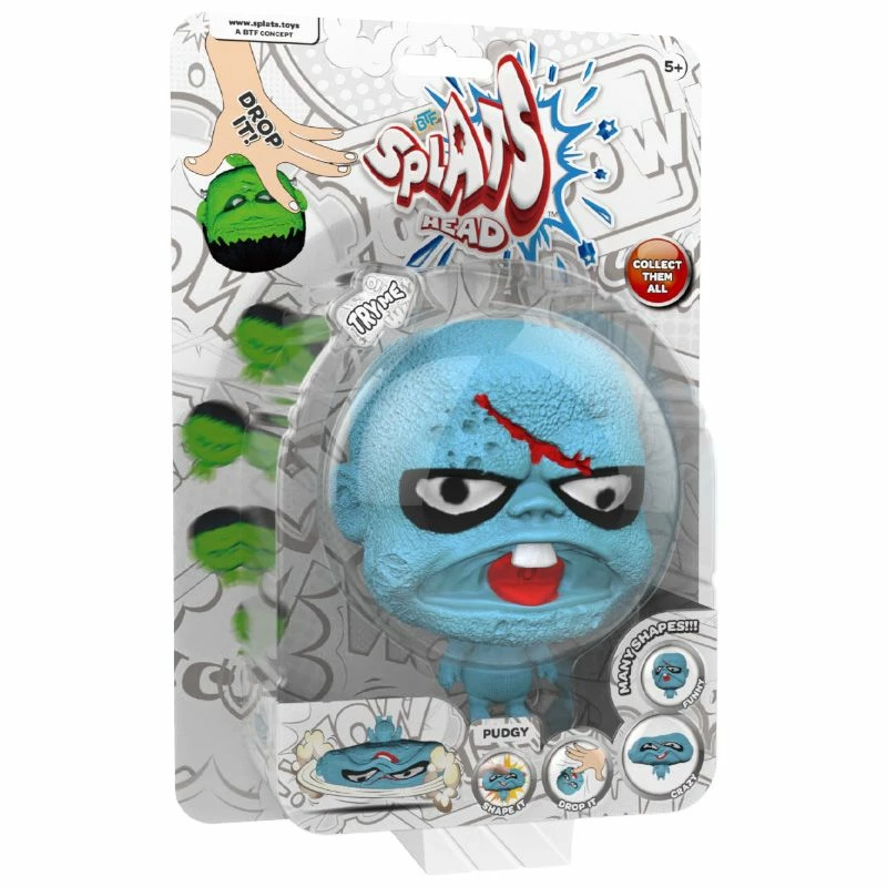 Splats Head Klemmeleke 14cm - Pudgy 4 Splats Head Klemmeleke 14cm - Pudgy - Bilde 2