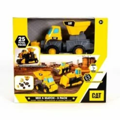 CAT Mix And Match Lekebil 3-pakning - Dumper, Bulldoser, Og Road Roller -EXTRA-LEKER Butikk 124808 5 269586 h62090134