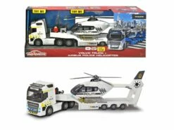 Majorette Grand Series 1:43 - Volvo FH-16 Politibil + Airbus H135 Helikopter