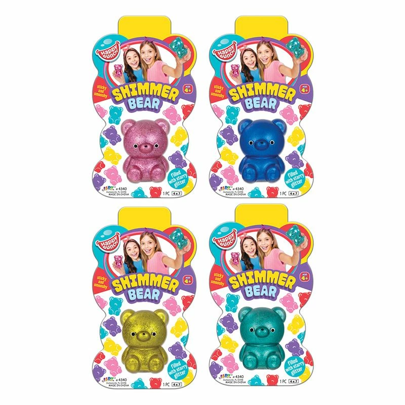 Jaru Klemmeleke Shimmer Bjørn Assortert 3 Jaru Klemmeleke Shimmer Bjørn Assortert