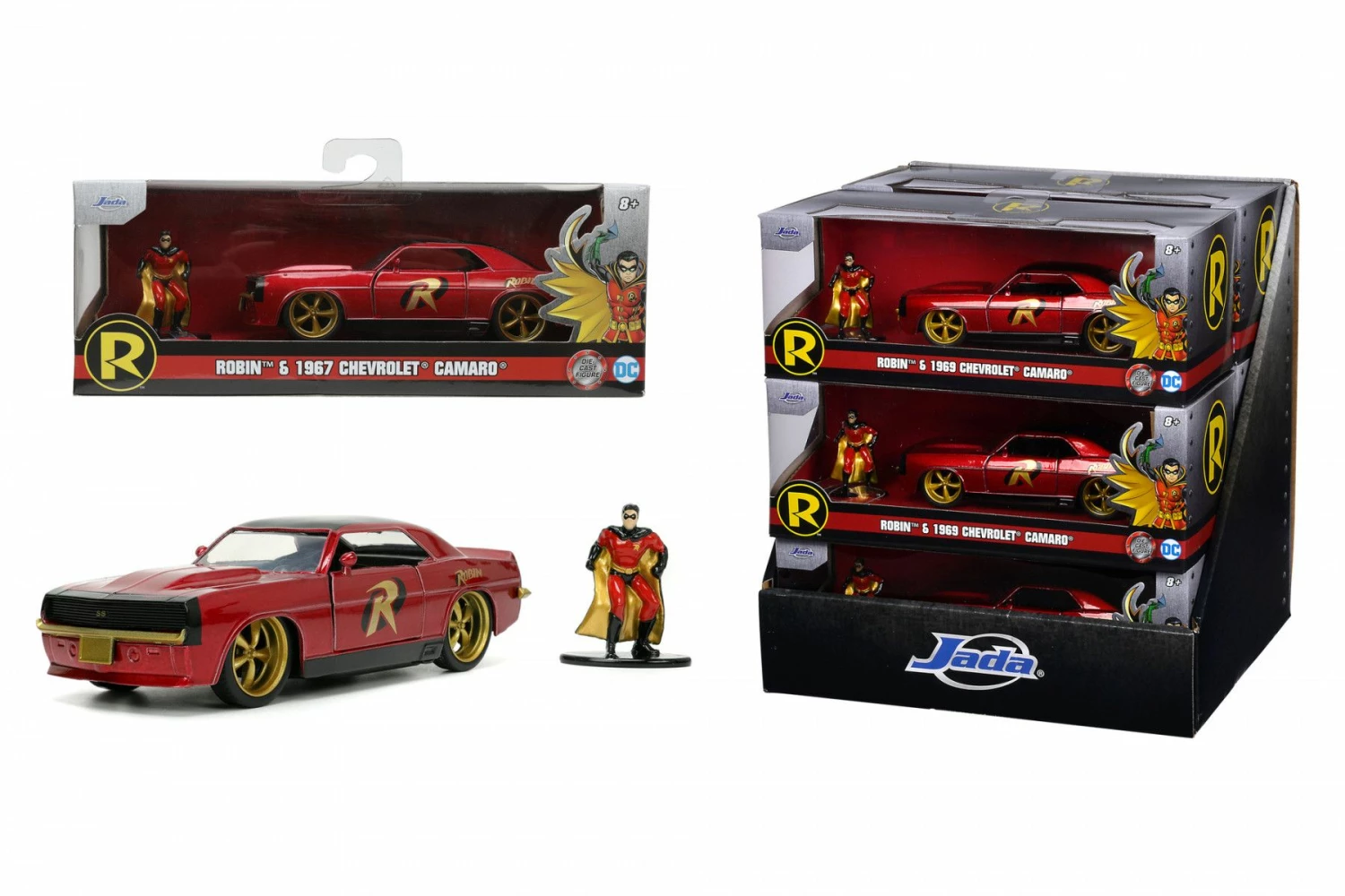 DC Comics Hollywood Rides 1:32 - Robin Med 1969 Chevy Camaro 16 DC Comics Hollywood Rides 1:32 - Robin Med 1969 Chevy Camaro - Bilde 14