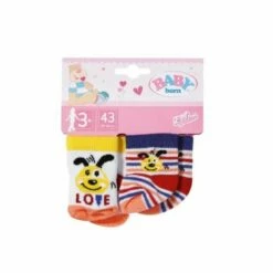 Baby Born Sokker 2- Pakning Assortert 43cm -EXTRA-LEKER Butikk 33333 252767 h62090134