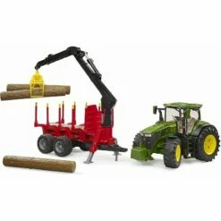 Bruder - John Deere 7R 350 Med Tømmertilhenger Og Tømmerstokker -EXTRA-LEKER Butikk 36678 cd2f97a5 252759 h62090134