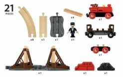 BRIO World Togbane Damplokomotivsett 33030 -EXTRA-LEKER Butikk 56379 2 1 176973 he9560026