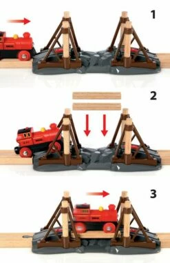 BRIO World Togbane Damplokomotivsett 33030 -EXTRA-LEKER Butikk 56379 4 1 176973 he9560026