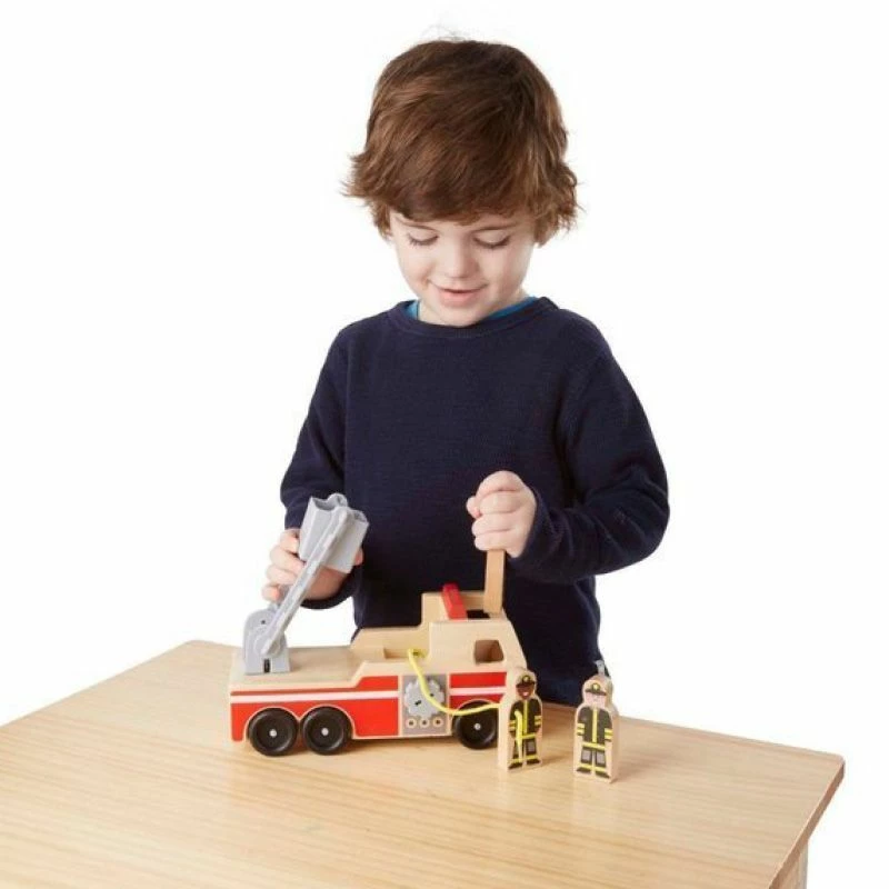 Melissa & Doug - Brannbil I Tre Med 3 Figurer 7 Melissa & Doug - Brannbil I Tre Med 3 Figurer - Bilde 5