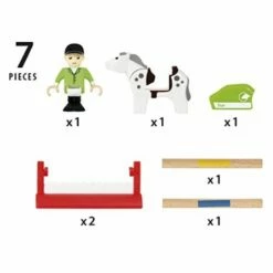 BRIO World Hestetreningssett 33795 -EXTRA-LEKER Butikk 62712 5 180678 h26715501