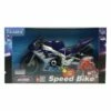 Teama Speed Motorsykkel - Mørk Blå 1:12 -EXTRA-LEKER Butikk 634a5357 170641 h99a1030b