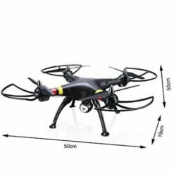 Syma X8W Quadcopter / Drone Med HD-kamera - Svart -EXTRA-LEKER Butikk 64526 11 182343 h8eb1c5f7