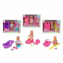 New Born Baby Mini - Babydukke Med Tilbehør (assortert)