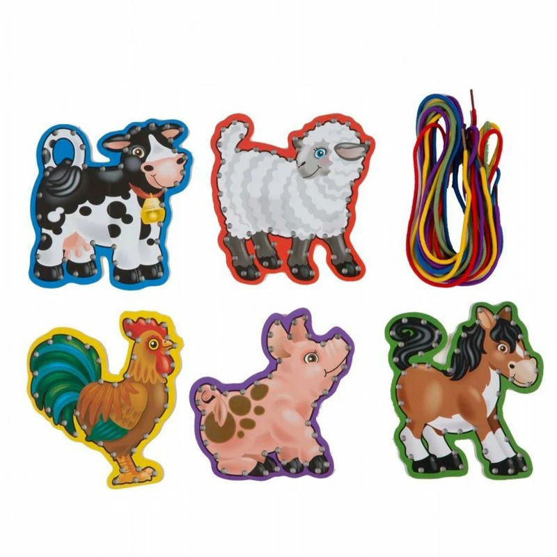 Melissa & Doug - Bondegårdsdyr Snørebrett 3 Melissa & Doug - Bondegårdsdyr Snørebrett