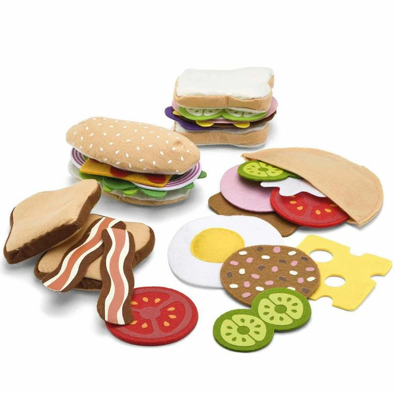 Melissa & Doug - Sandwich Sett I Filt 33 Deler 3 Melissa & Doug - Sandwich Sett I Filt 33 Deler