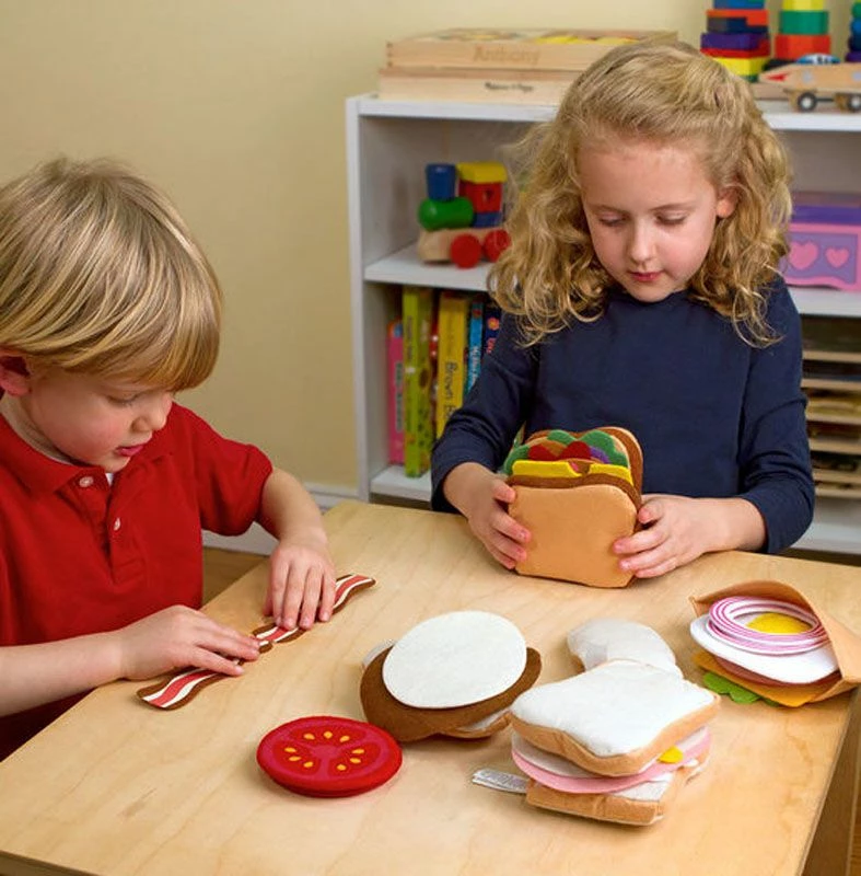 Melissa & Doug - Sandwich Sett I Filt 33 Deler 4 Melissa & Doug - Sandwich Sett I Filt 33 Deler - Bilde 2