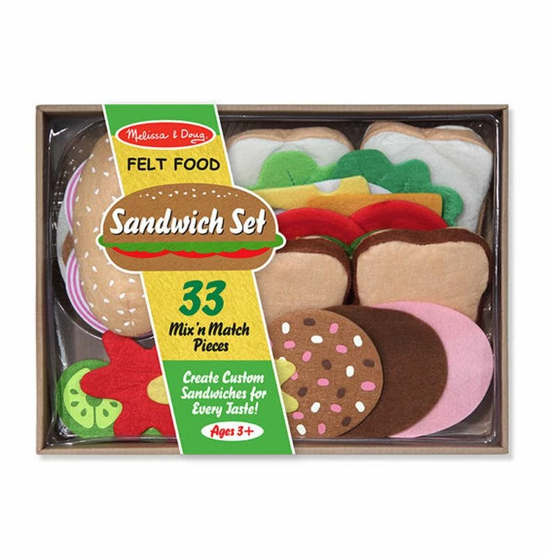 Melissa & Doug - Sandwich Sett I Filt 33 Deler 7 Melissa & Doug - Sandwich Sett I Filt 33 Deler - Bilde 5