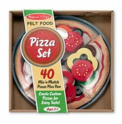 Melissa & Doug - Pizza Sett I Filt 42 Deler -EXTRA-LEKER Butikk 67625 4 185365 hf7a89e6d