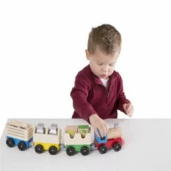 Melissa & Doug - Bondegårds Tog I Tre -EXTRA-LEKER Butikk 67635 10 185375 hf7a89e6d