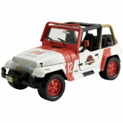 Jurassic Park Hollywood Rides 1:24 - 1992 Jeep Wrangler -EXTRA-LEKER Butikk 741 259746 h62090134