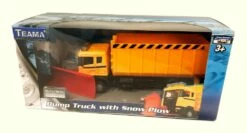 Lastebil Med Plog Oransje 1:48