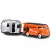 Majorette Vintage Volkswagen T1 Oransje Med Vogn -EXTRA-LEKER Butikk 83738 10 200998 h26f3f454