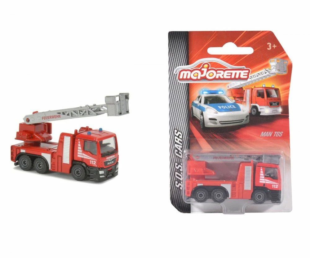 Majorette Norske Utrykningskjøretøy - Brannbil 4 Majorette Norske Utrykningskjøretøy - Brannbil - Bilde 2