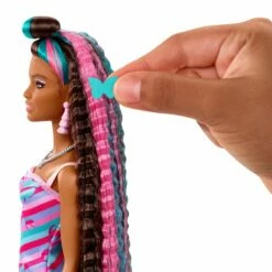 Barbie Totally Hair Dukke - Rosa Og Blått Hår -EXTRA-LEKER Butikk 960 0165 509 255670 h62090134