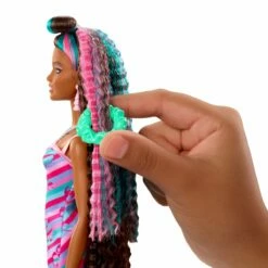 Barbie Totally Hair Dukke - Rosa Og Blått Hår -EXTRA-LEKER Butikk 960 0165 511 255670 h62090134