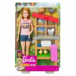 Barbie Karriere Lekesett Med Dukke - Kyllingbonde -EXTRA-LEKER Butikk 97202 5 214317 h6a687f68