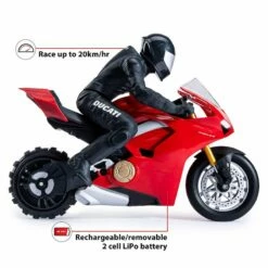 Upriser Ducati Selvbalanserende Radiostyrt Motorsykkel 1:16 -EXTRA-LEKER Butikk 98447 3 215553 h820aa752
