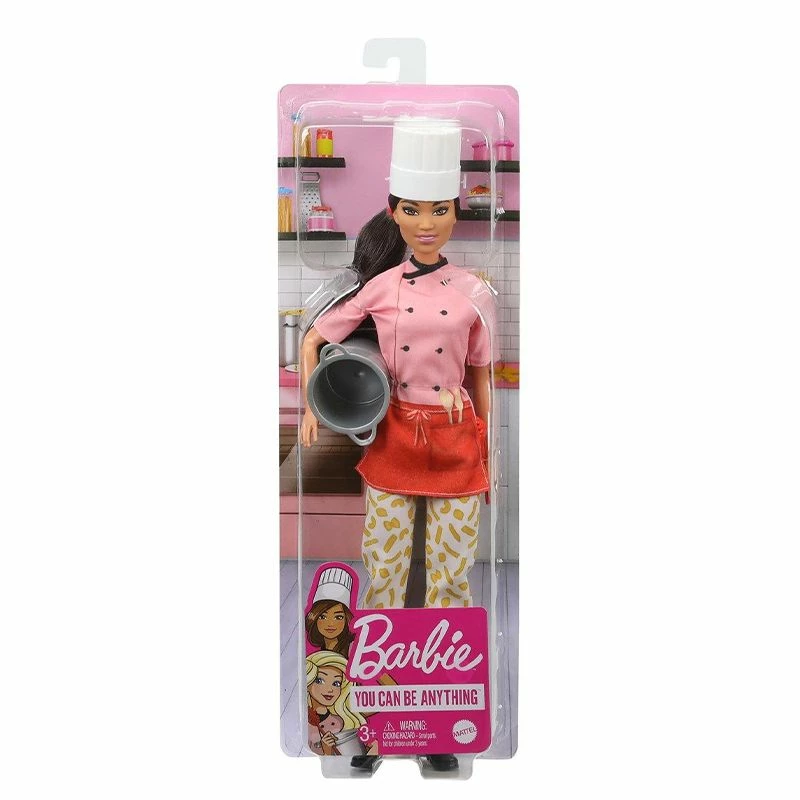 Barbie Karrieredukke - Pasta Kokk 5 Barbie Karrieredukke - Pasta Kokk - Bilde 3