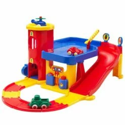 Viking Toys - 2 Etasjers Bygarasje Med Vei