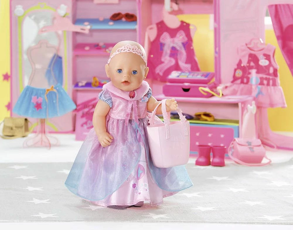 Baby Born Dukkeklær - Prinsessekjole Med Tilbehør 4 Baby Born Dukkeklær - Prinsessekjole Med Tilbehør - Bilde 2