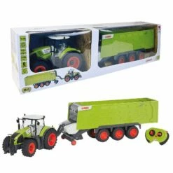 Radiostyrt Claas Traktor Med Tilhenger Skala 1:16 -EXTRA-LEKER Butikk nti 866943 13 225580 h62090134
