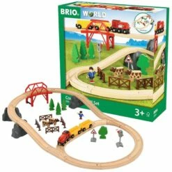 BRIO World Togbane - Livet På Landet 36 Deler
