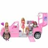 Barbie Party Limo Lekesett Med 4 Dukker