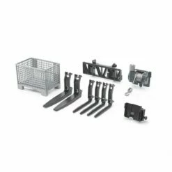 Bruder Frontlastertilbehøret 1:16 - Pall, Vinsj, Og Gafler