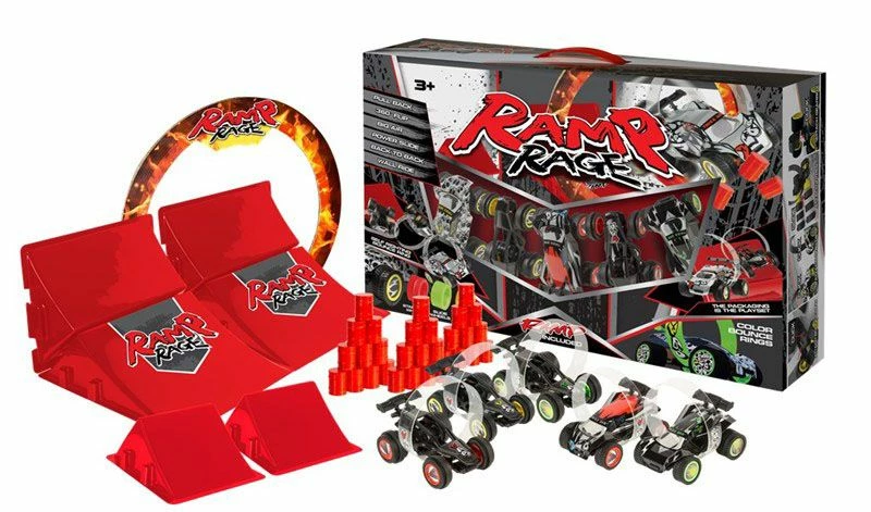 Ramp Rage - 5 Biler Og 6 Ramper 3 Ramp Rage - 5 Biler Og 6 Ramper