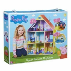 Peppa Gris Stort Lekehus I Tre 65 Cm -EXTRA-LEKER Butikk nti 880148 9 228454 hb10cfaaf