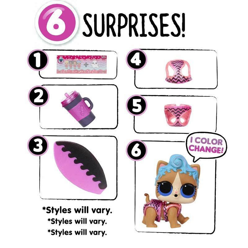 L.O.L. Surprise Color Change Figur - Pets 8 L.O.L. Surprise Color Change Figur - Pets - Bilde 6